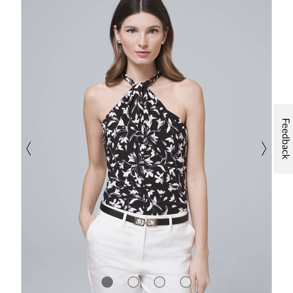 Beautiful whitehouse blackmarket halter top